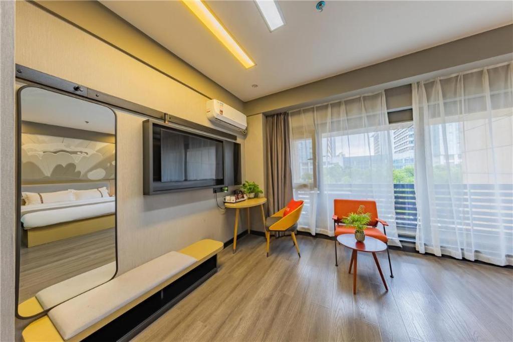 Thank Inn Hotel Hubei Wuhan Caidian Zhong Fa Xincheng Tongji Bagian luar foto